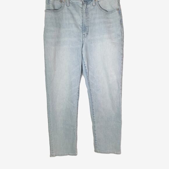Madewell The Perfect Vintage Straight Jeans Size 31 light Wash High Rise y2k - Picture 8 of 16